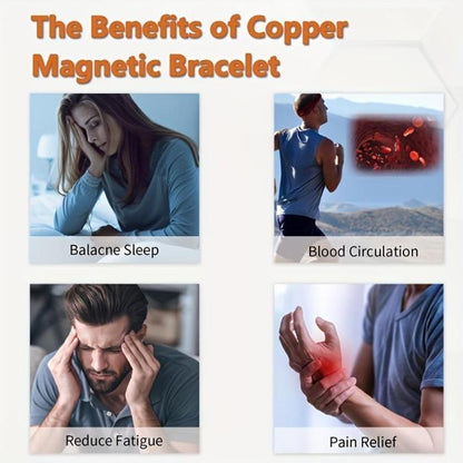 Copper magnetic bracelet——Relieve fatigue and promote blood circulation✨